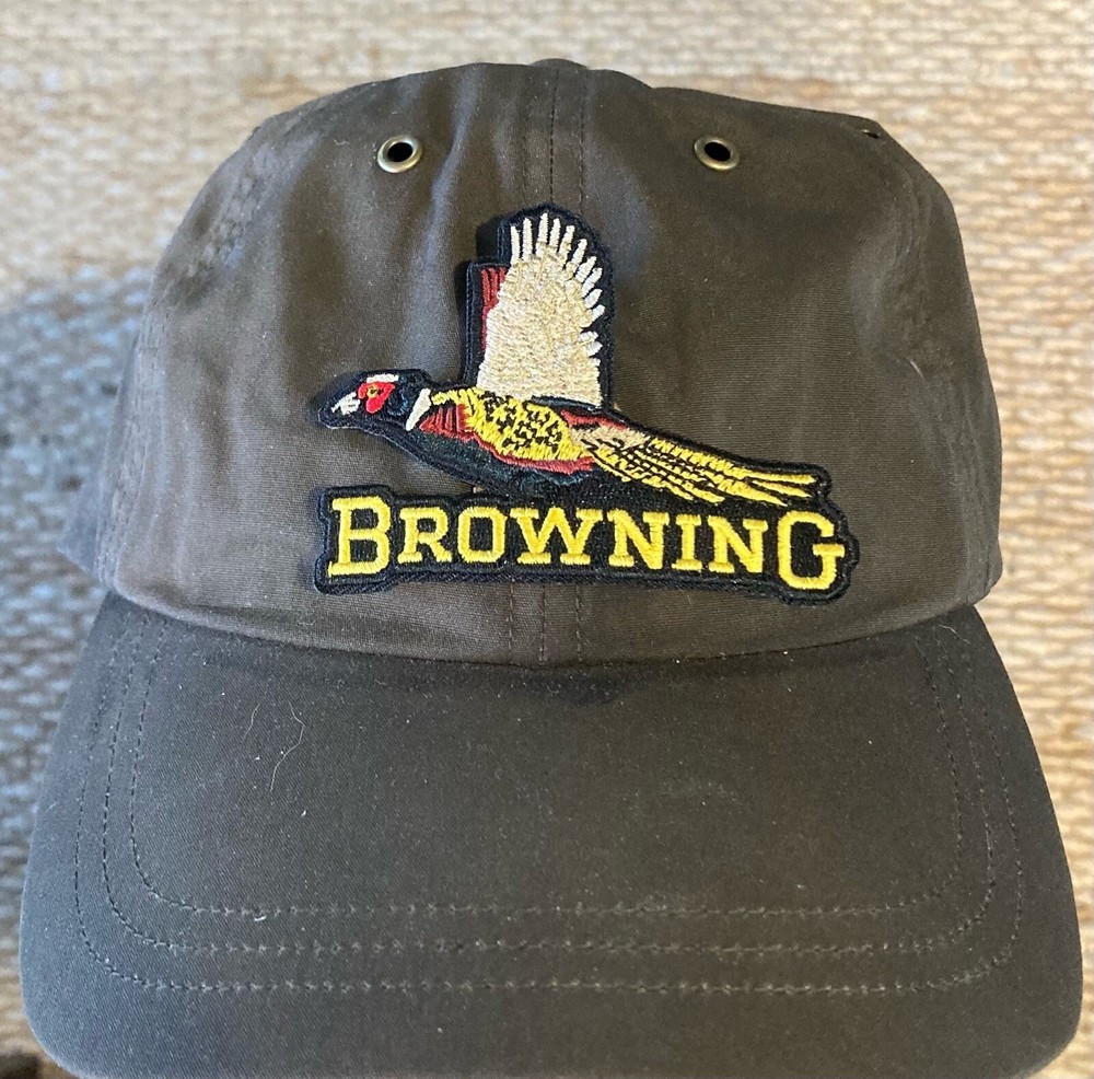 Retro Browning Firearms Flying Pheasant Hunting Patch