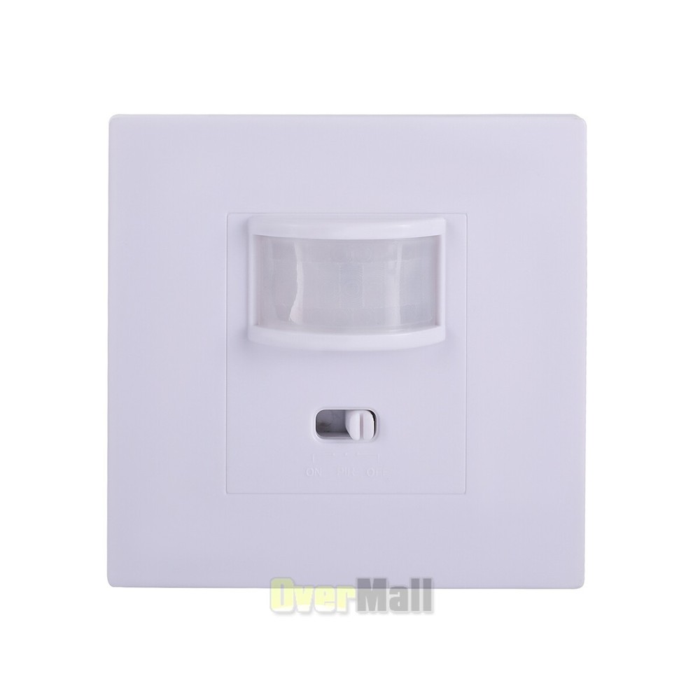 PIR Infrared Motion Sensor Detector Wall Lighting Switch Automatic ON/OFF Home