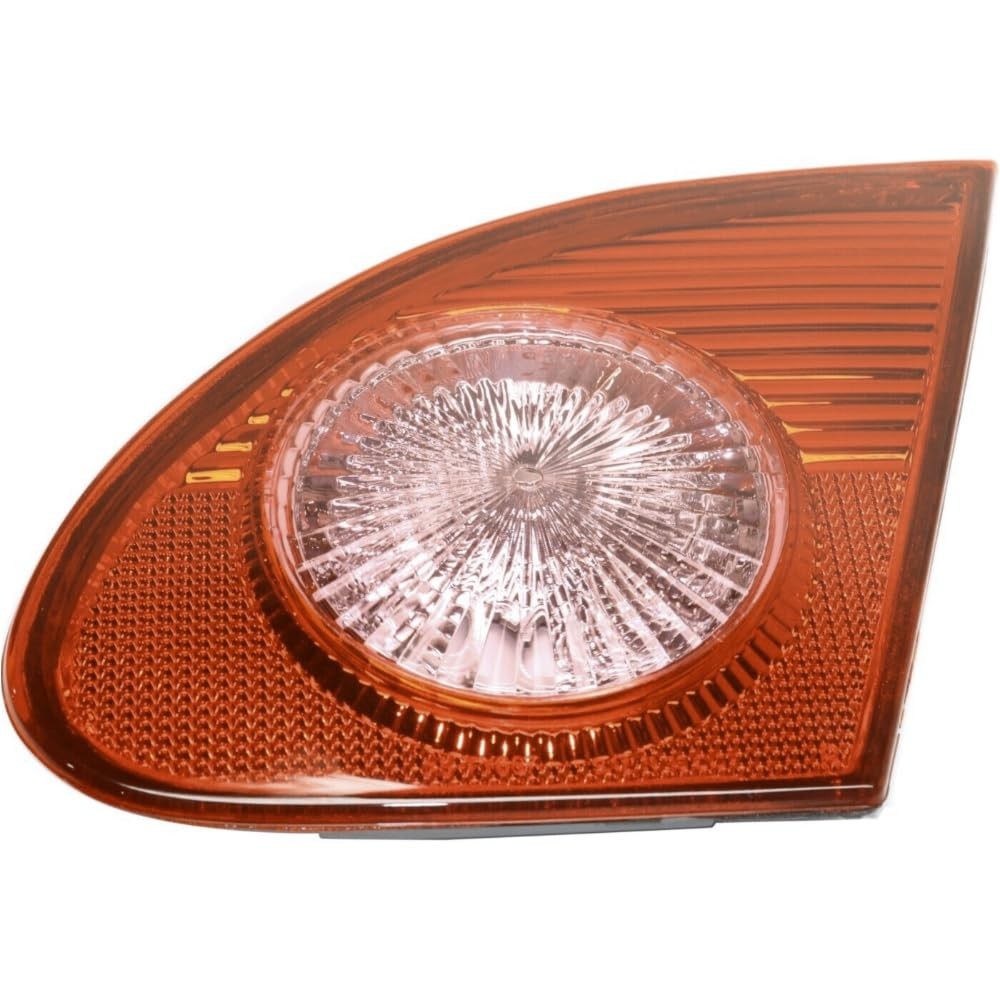 Halogen Tail Light Passenger Inner Side Clear Red Lens 9611584