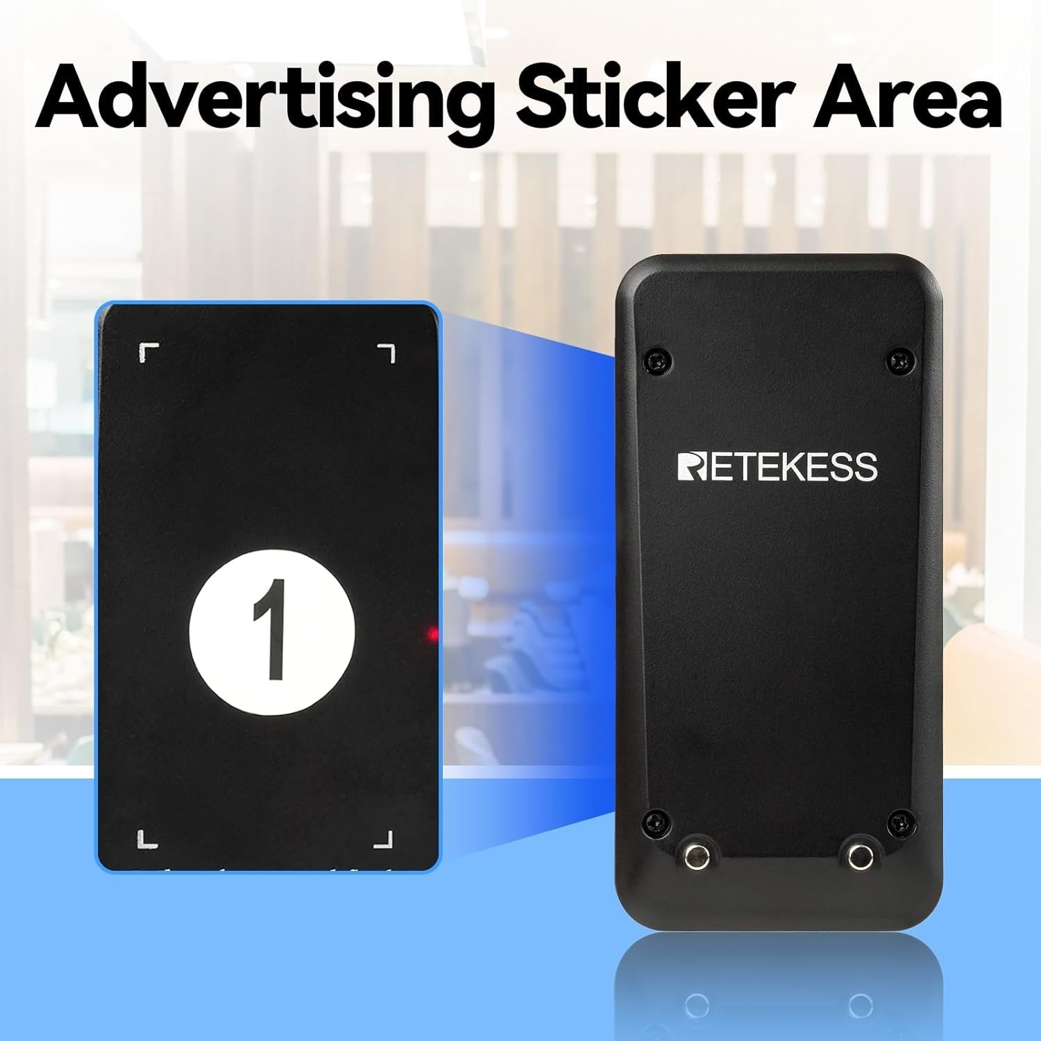 Retekess TD157 Restaurant Pager System 10 Pagers 984ft Range Wireless Buzzers