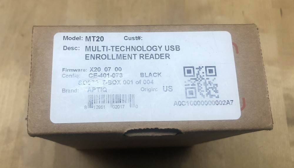 Schlage Aptiq MT20 Multi-Technology Enrollment Reader