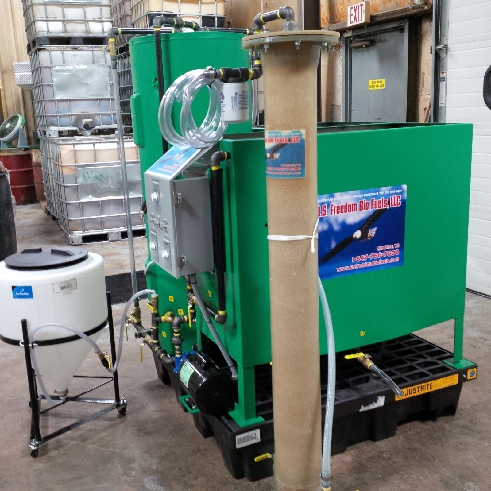 Commercial Biodiesel Processor W/ Dry Wash Technology By U.S. Freedom Bio Fuels