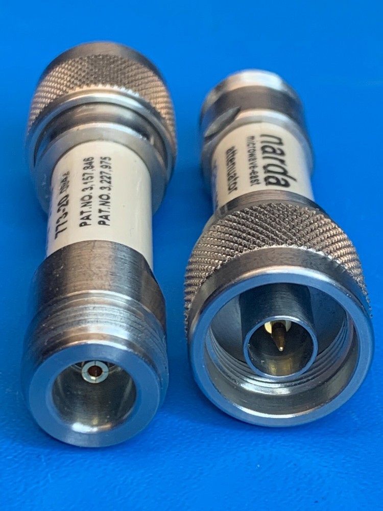 2 pcs narda attenuator DC-6GHz 19.95dB 773-20