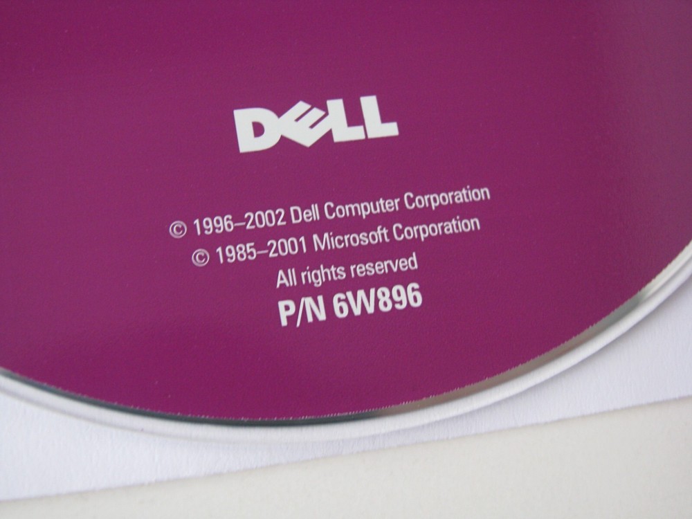 2002 Dell Reinstallation CD Microsoft Windows XP Professional Disk NO LICENSE