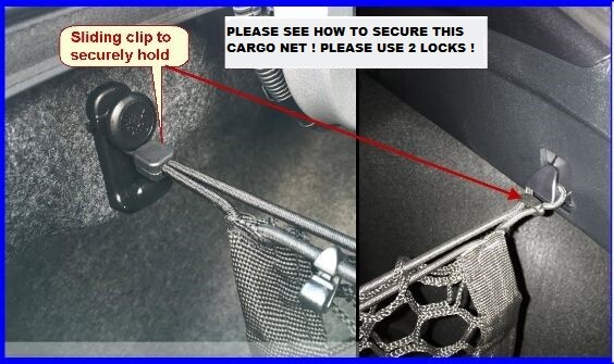 Rear Trunk Envelope Style Mesh Cargo Net for HONDA ACCORD 2023-2024 Brand New