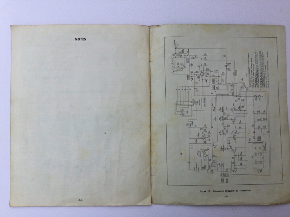 vintage Hallicrafters Transmitter HT 40 with original manual with schematics