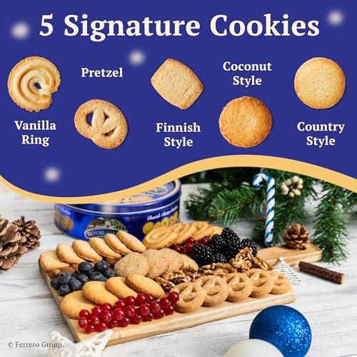 Danish Butter Cookies, Premium 1.5 Pound (Pack of 1) Danish Butter cookies