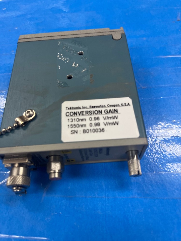02 TEKTRONIX ORR24 OPTICAL REFERENCE RECEIVER SONET SDH