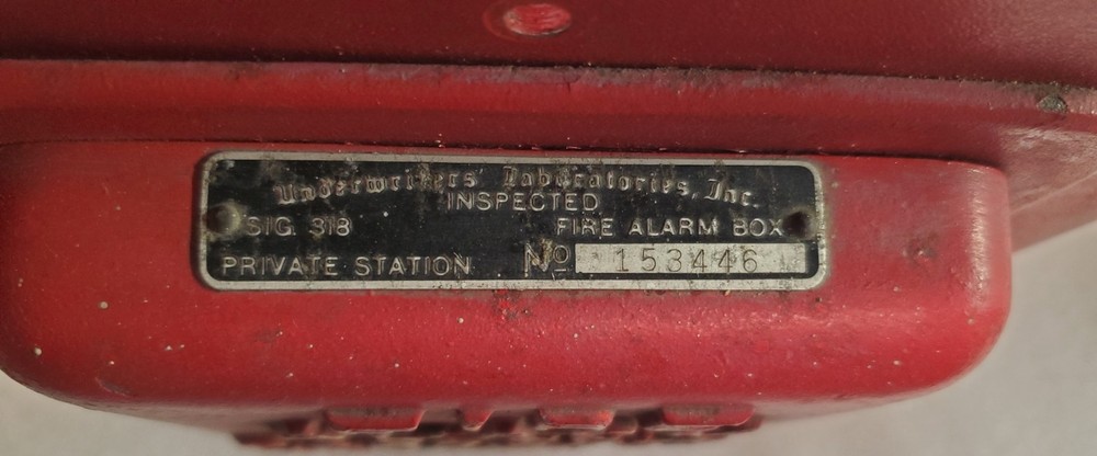 Simplex Time Recorder Co. Mechanical Fire Alarm Station Code Wheel 1-1-4