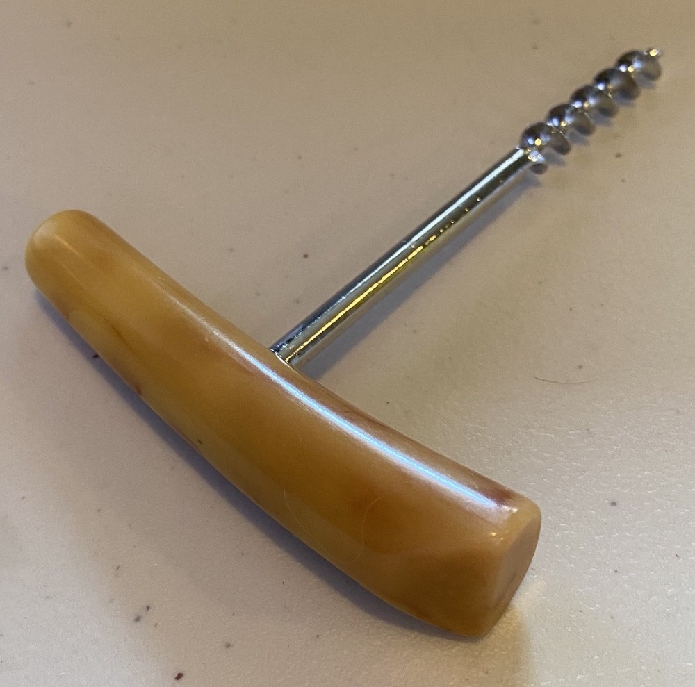 Vintage Butterscotch Bakelite Corkscrew