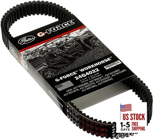 G-Force Continuously Variable Transmission (CVT) Belt