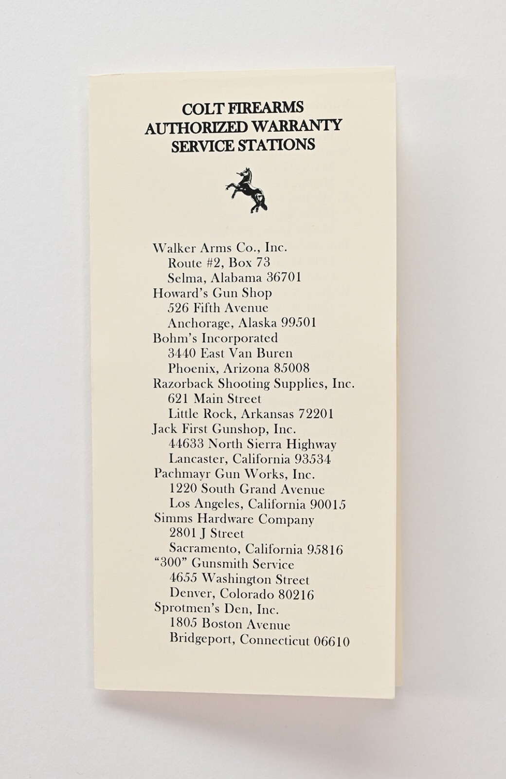 Colt Viper 4 Inch 1977-78 Box And Paperwork Package. Brand New