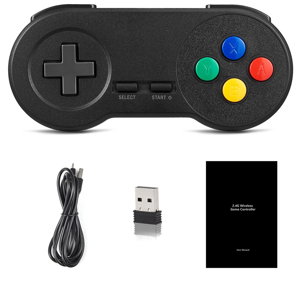 PC USB Wireless/Wired SNES/NES Gamepad Controller for Mac Raspberry Pi Retropie