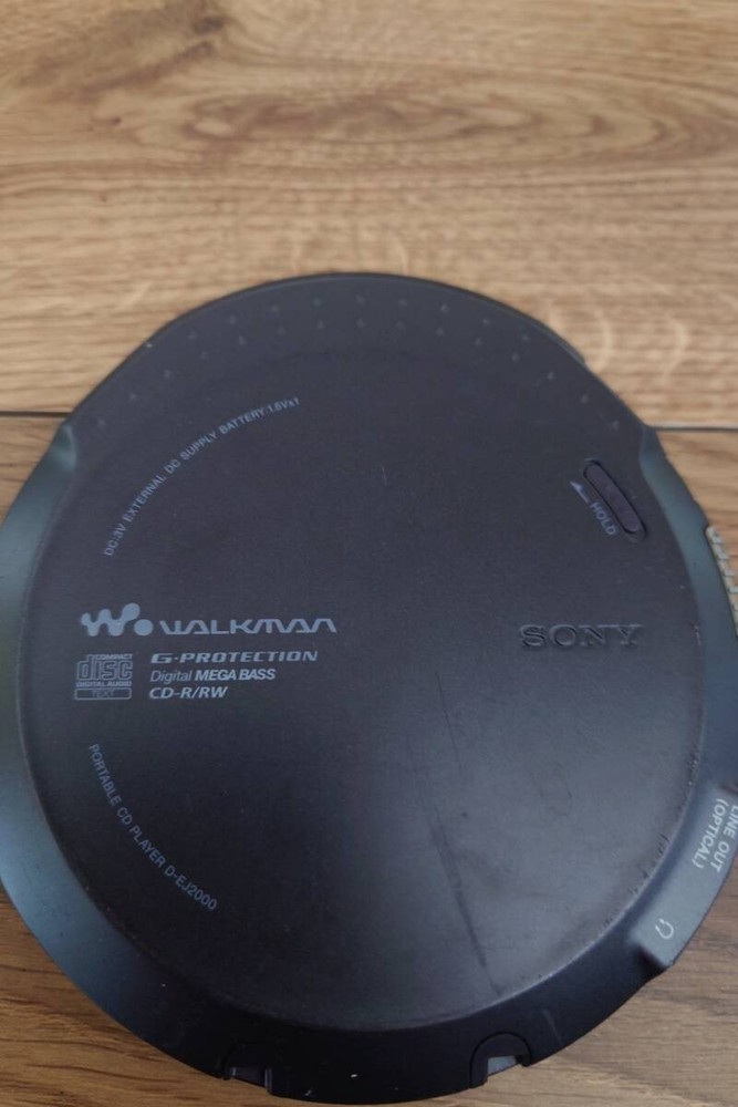 Sony D-EJ2000 Portable CD Player Walkman Black Tested D-EJ2000 Used From Japan