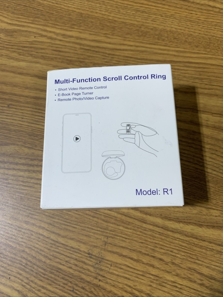 Multi-Function Scroll Control Ring - Color Black- New Open Box