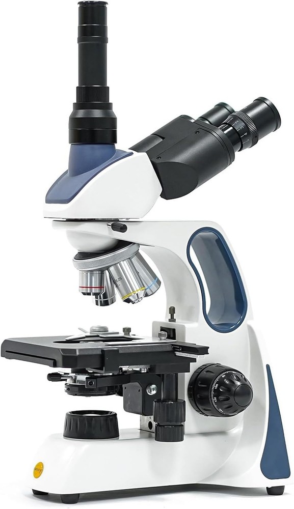 SWIFT SW400 Trinocular Compound Microscope 40X-2500X, Infinity-Corrected Opti...