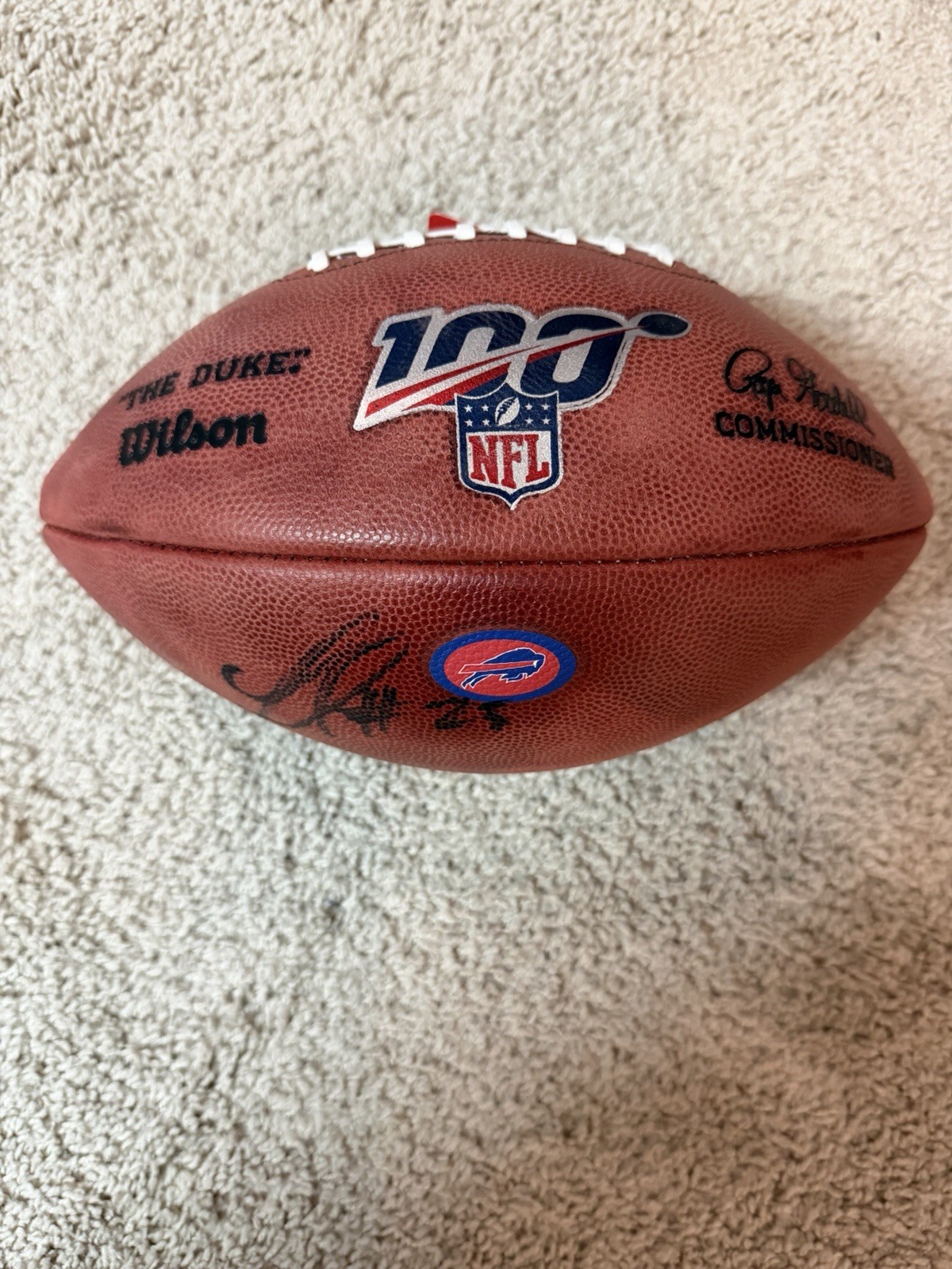 LeSean McCoy Autographed Duke Buffalo Bills Football