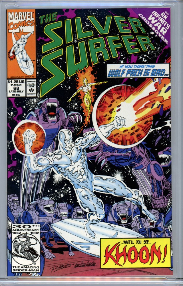 Silver Surfer #V3 #68 (1992) Marvel CGC 9.8 White