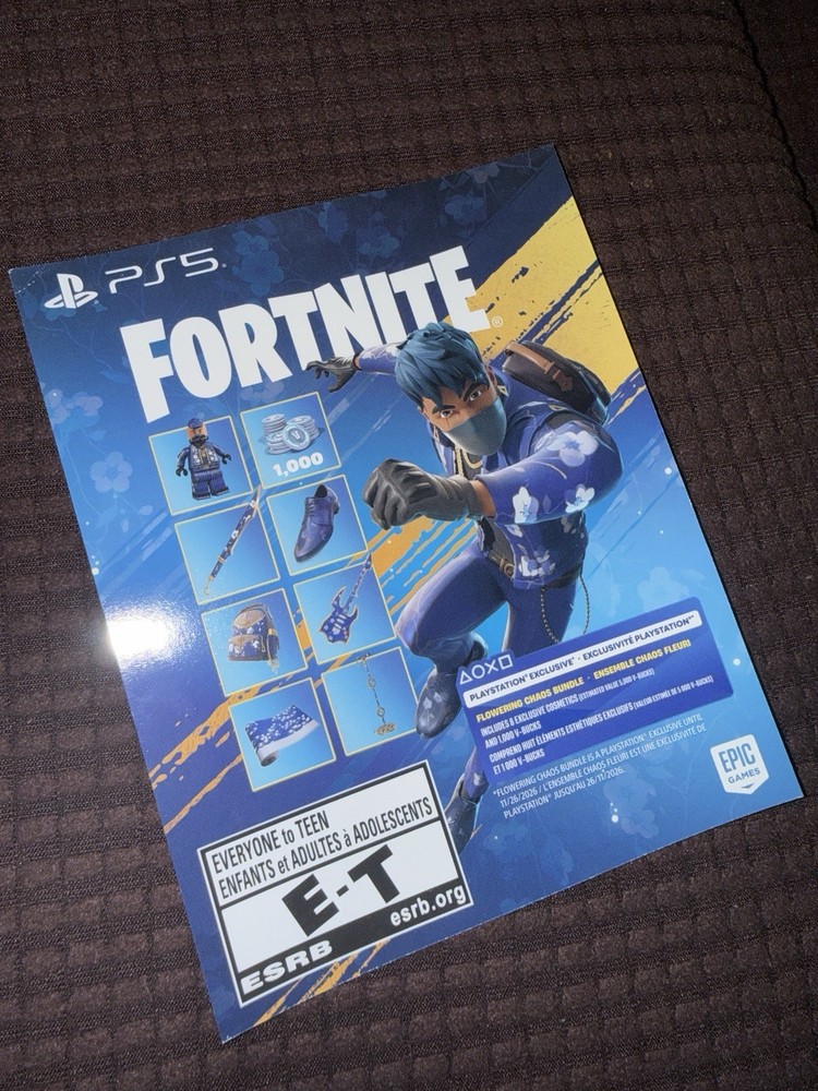 Fortnite Flowering Chaos Bundle PS5 Playstation - Code Key (US)