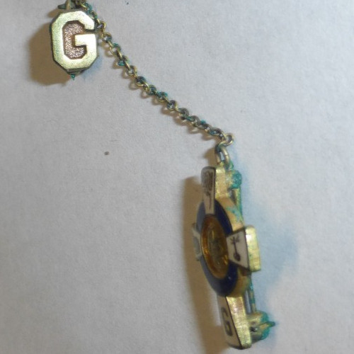 Vintage Pin Back,Freemason Masonic,God,Geometry,Tienson Berkeley