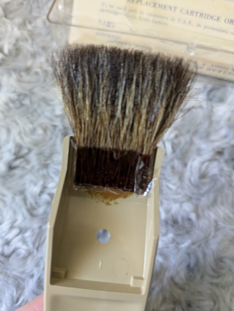 Vintage StaticMaster Brush With Instructions Certificate Plastic Case