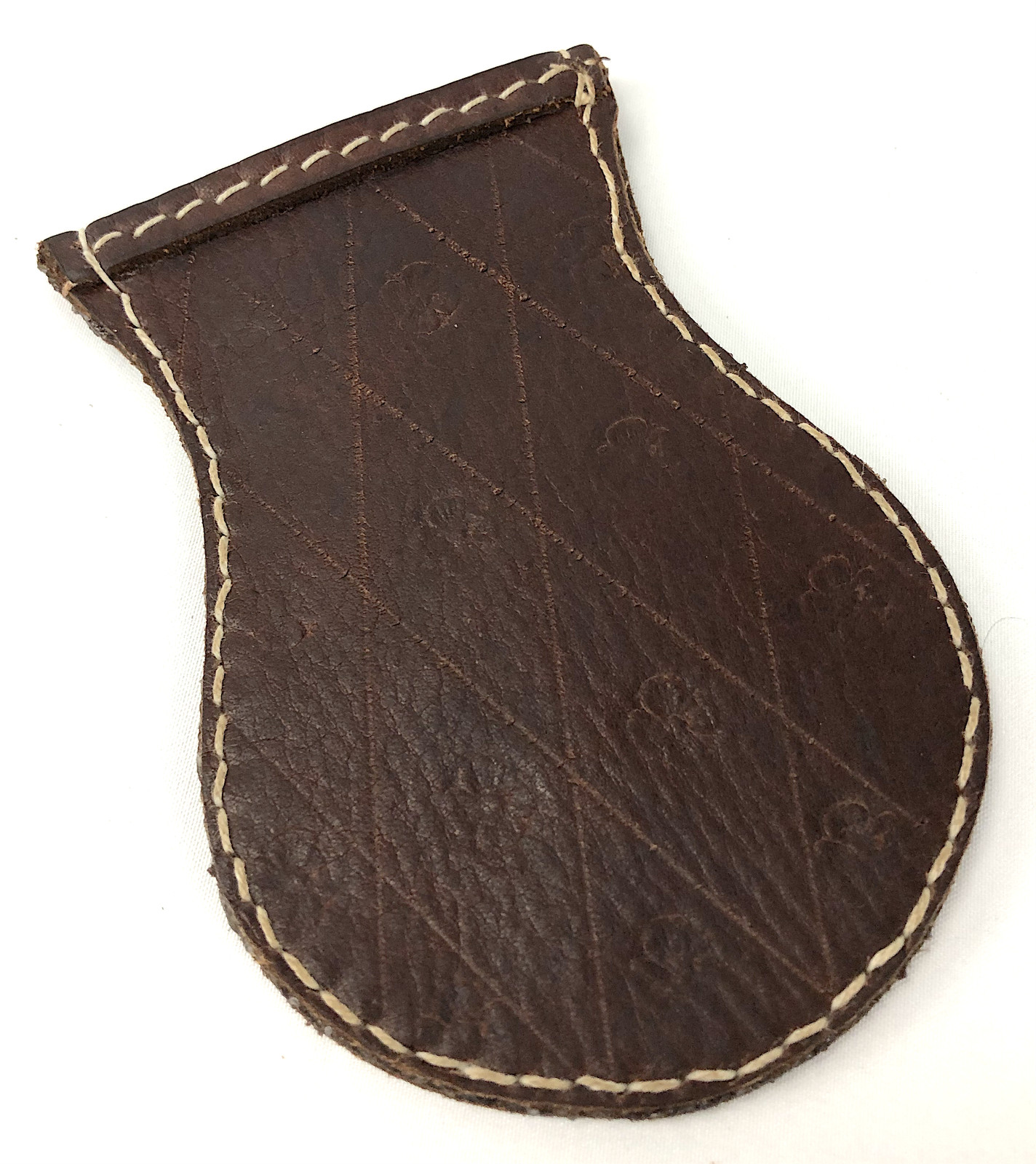 Embossed Leather Ball Bag for Round Ball