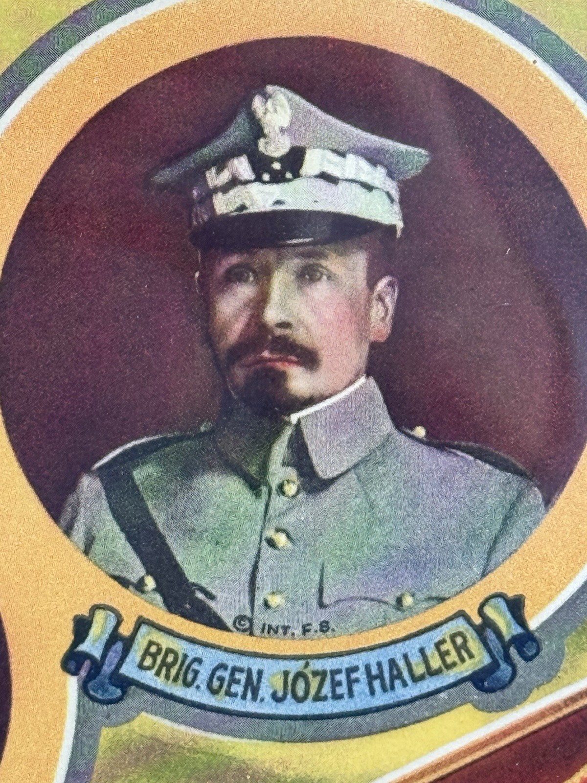 WW1 Era 1919 Dated Polish-American Advertisement Print Woodrow Wilson