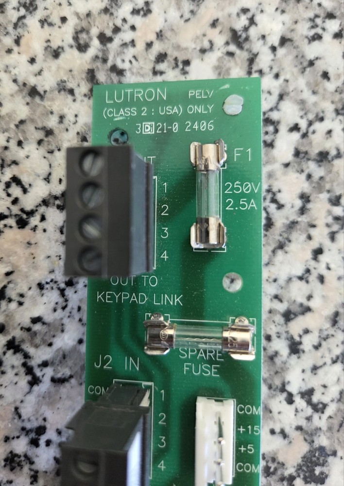 Lutron Pelv 2406 Circuit Board Processor Keypad