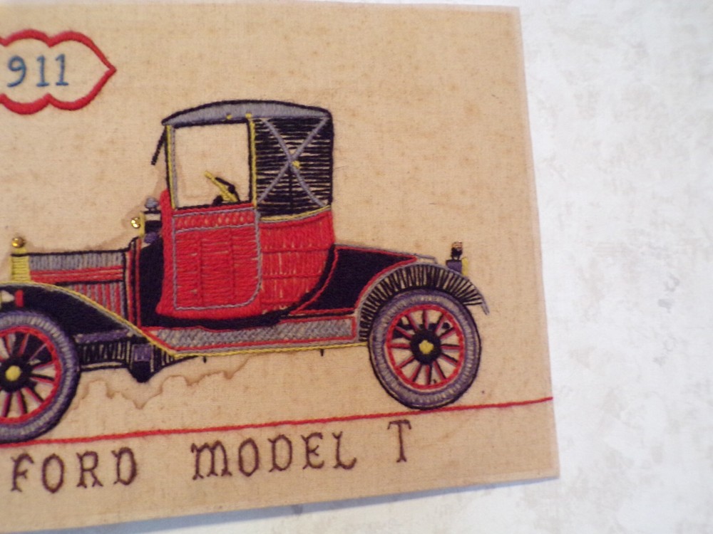 VTG Embroidery 1911 Ford Model T