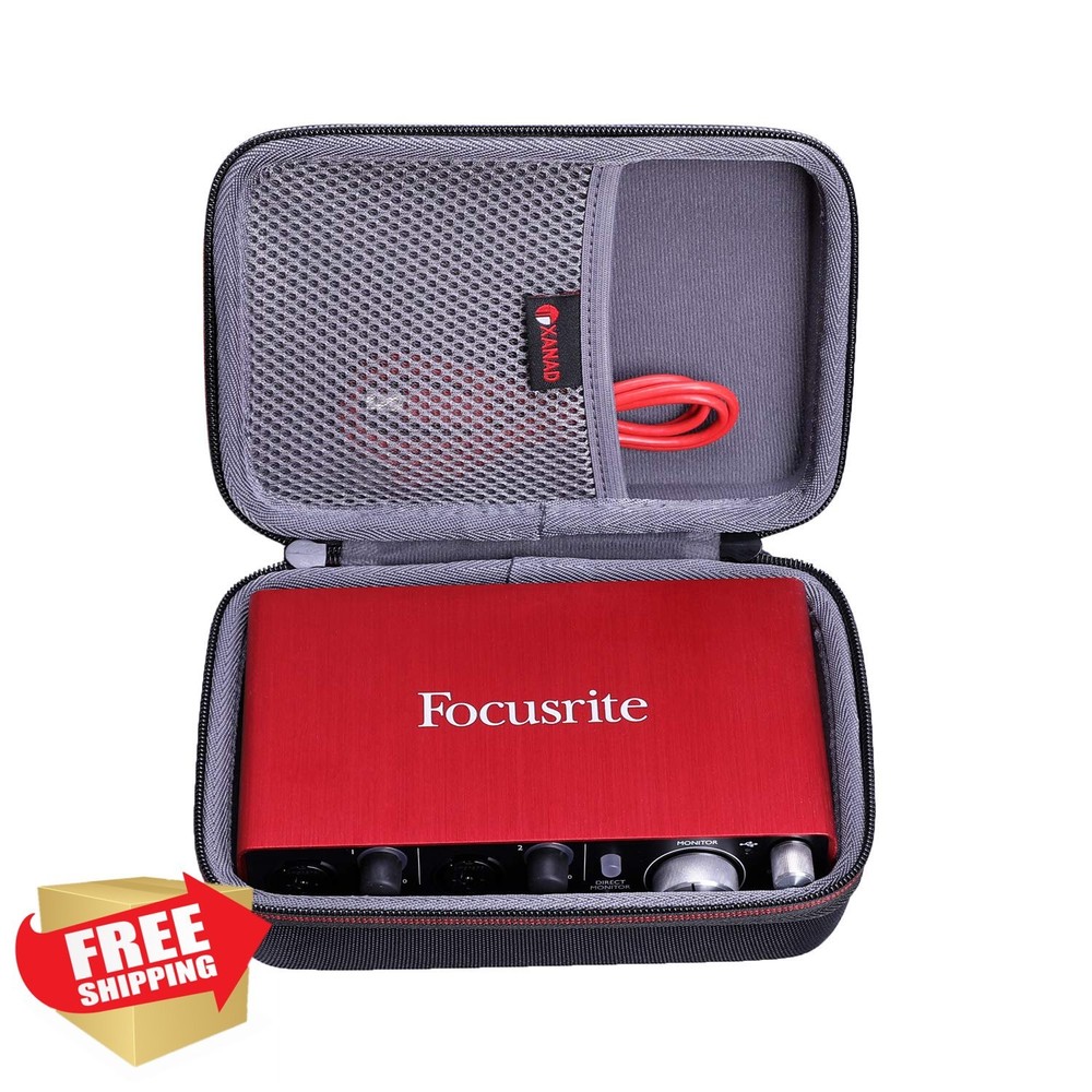 XANAD Case for Focusrite Scarlett Solo/2i2 3rd Gen Interface