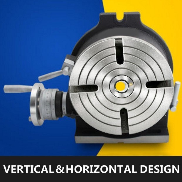 Horizontal Vertical 8in Precision Rotary Table 3MT Drilling Milling