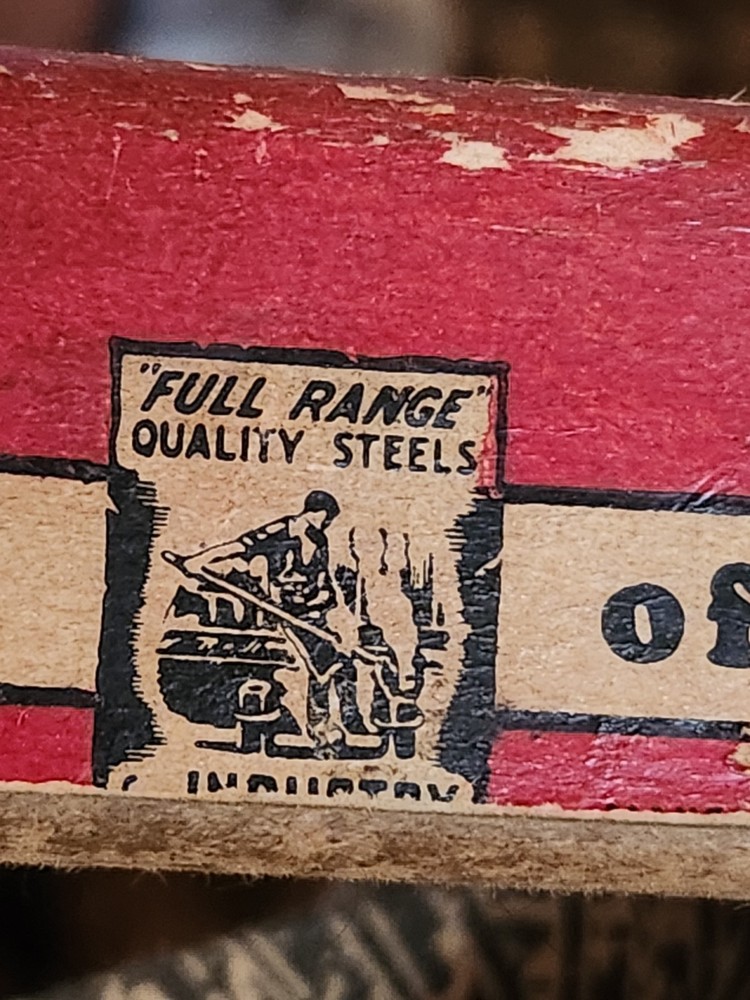 Vintage Rex Tool Bits High Speed Steel Empty Vintage Box