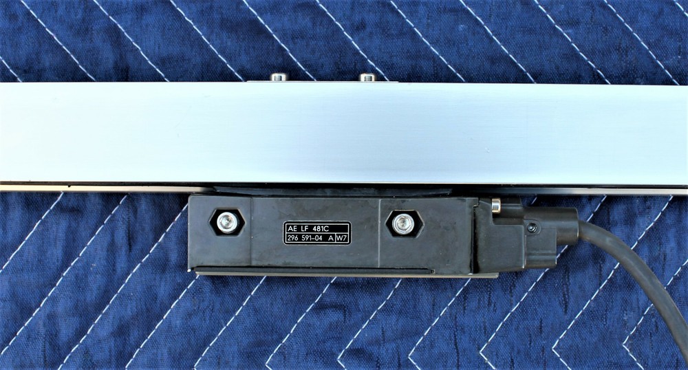 HEIDENHAIN LF 481C ML 650MM SEALED LINEAR SCALE ENCODER W/MOUNTING RAIL W/O PLUG