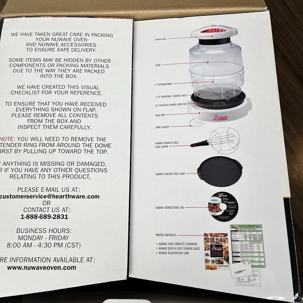 NuWave Pro Infrared Oven Model 20331 Fully Functional Without Extra Accessories