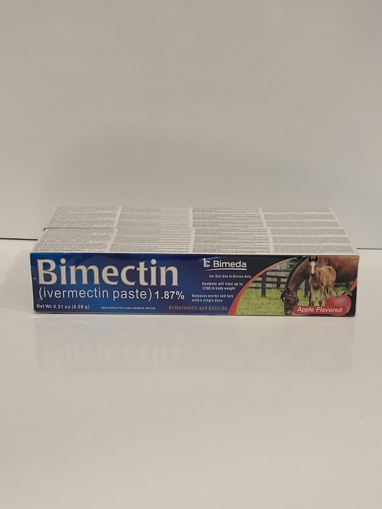 6 pack Paste Horse Dewormer Apple Flavor (6 DOSES) EXPIRES Octuber 2027