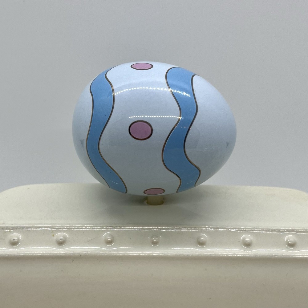 Nora Fleming Mini Wavy Blue Easter Egg A95 Retired