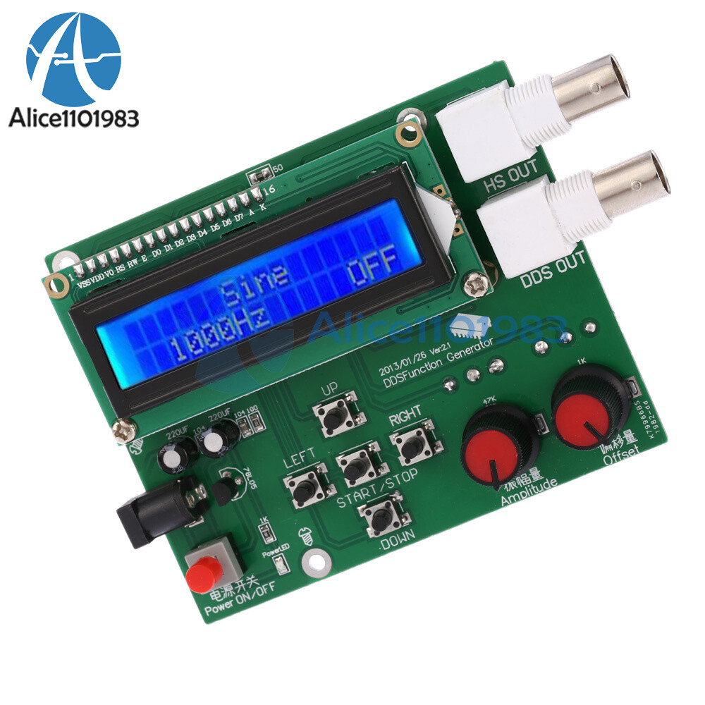1-10pcs DDS Function Signal Generator Module Sine Square Sawtooth Triangle Wave