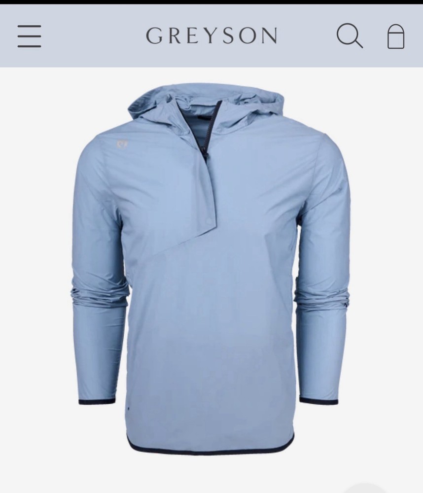 NWT Greyson Newago Pac Lite Jacket Packable Lightweight Wind Breaker Large