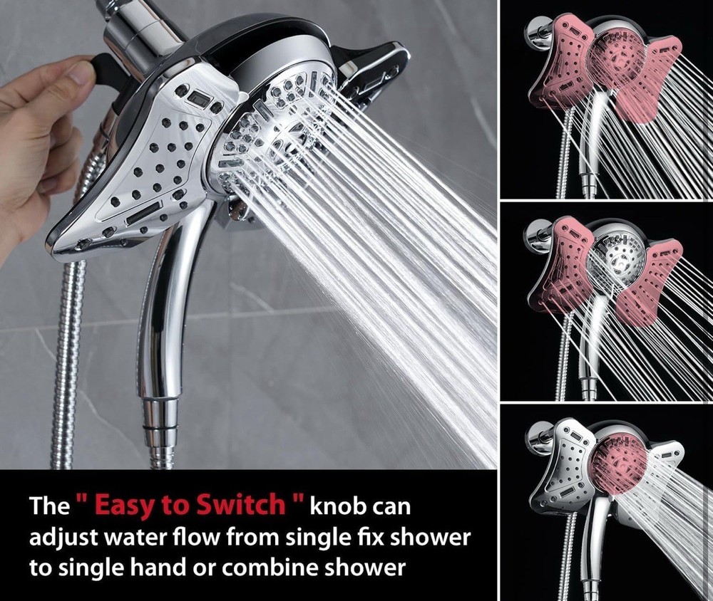 GRICH 2 In 1 Shower Head Combo
