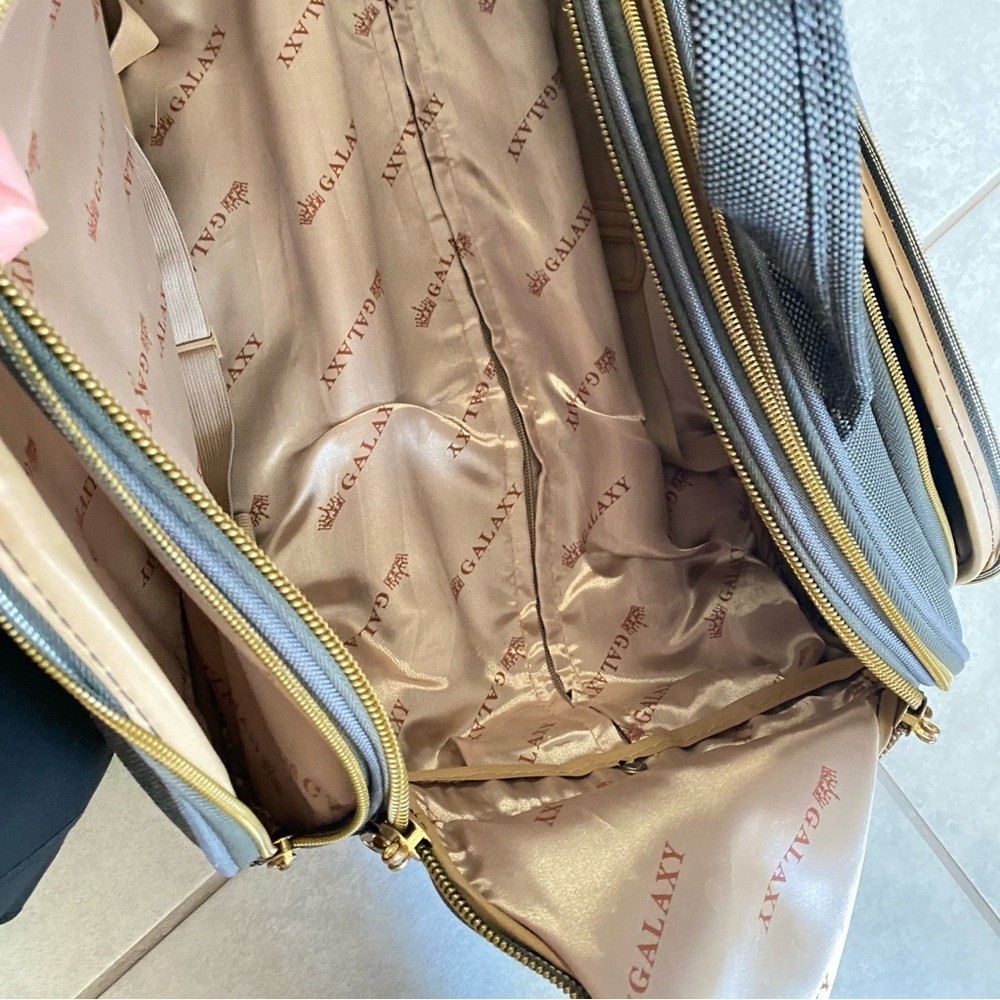 GALAXY GREY DUFFLE TROLLEY BAG