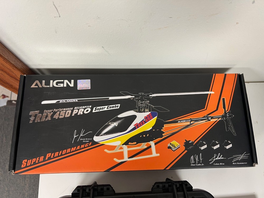 Align Trex 450 Pro Super Combo Helicopter with Camera Video TX and RX