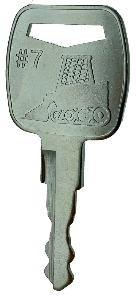 (5) Skytrak 8035807 Ignition Key (APK75) 5119S