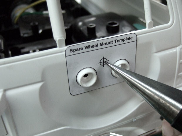 Gmade JUNFAC CC01 spare wheel mount#J80026