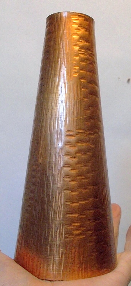 GERMAN signed WALL Handmade Copper Vase