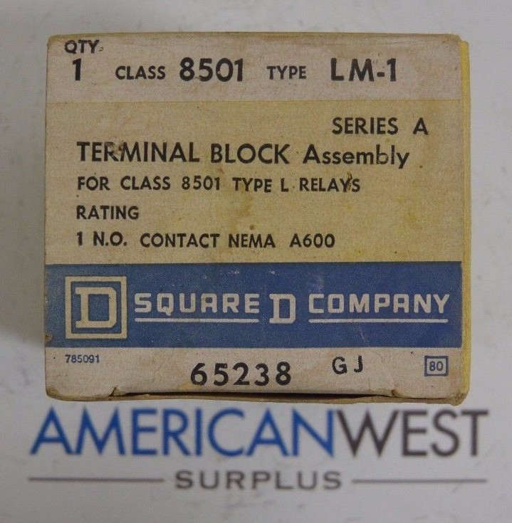 Square D 8501 LM-1 SERIES A -  NEW