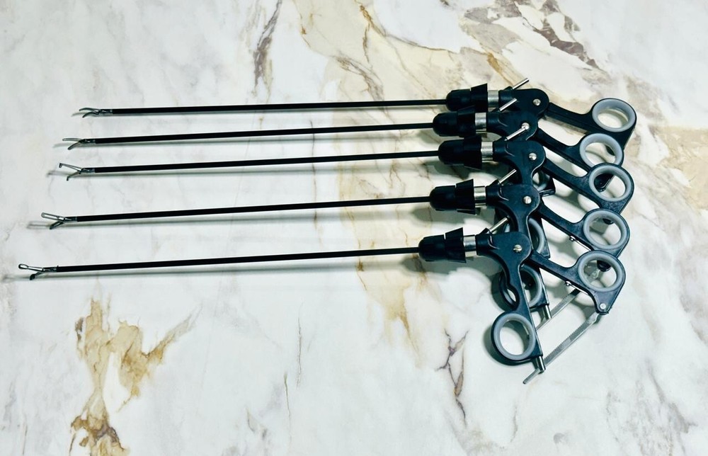 5pc Laparoscopic Grasper Forceps Scssor Enoscopy best Instruments Set 5mm