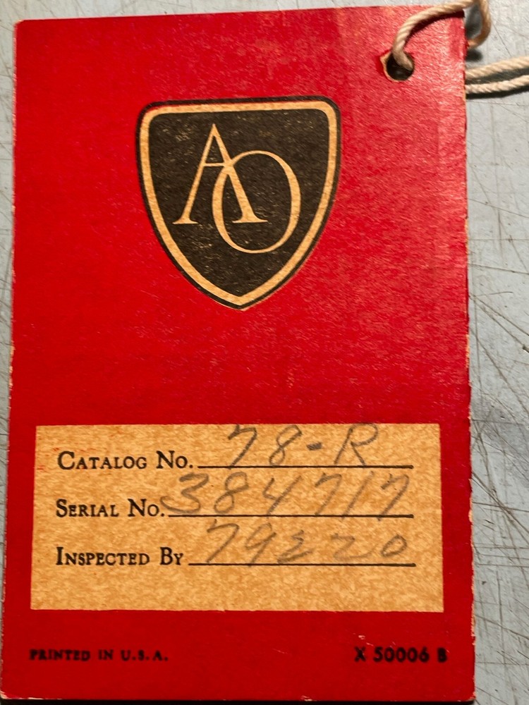 American Optical Scholar's Microscope, Model 78