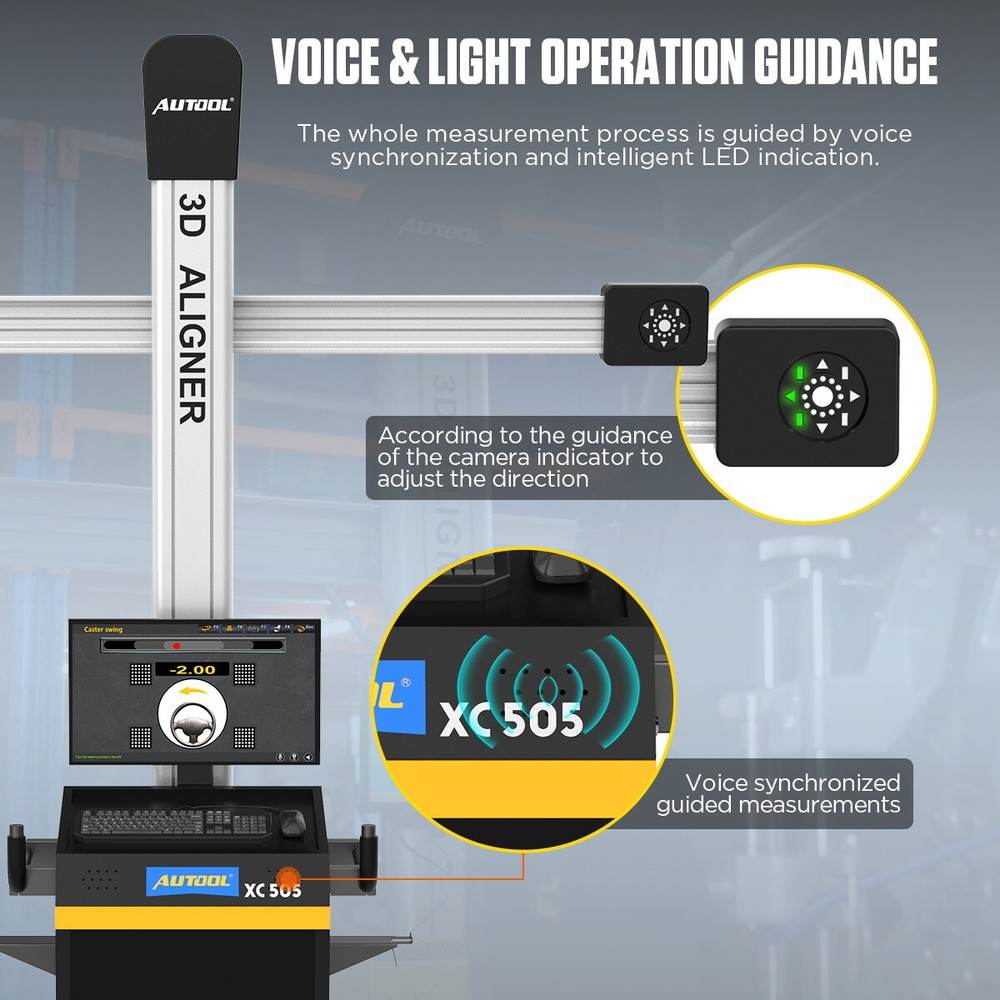 Auto 3D Wheel Alignment Machine Kit Car 4-wheel Alignment System Wheel Aligner