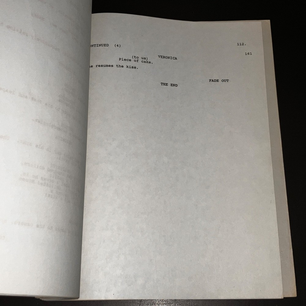 WORTH WINNING (3/1/88) Mark Harmon / Production Script w/Notes / Fox Covers +COA