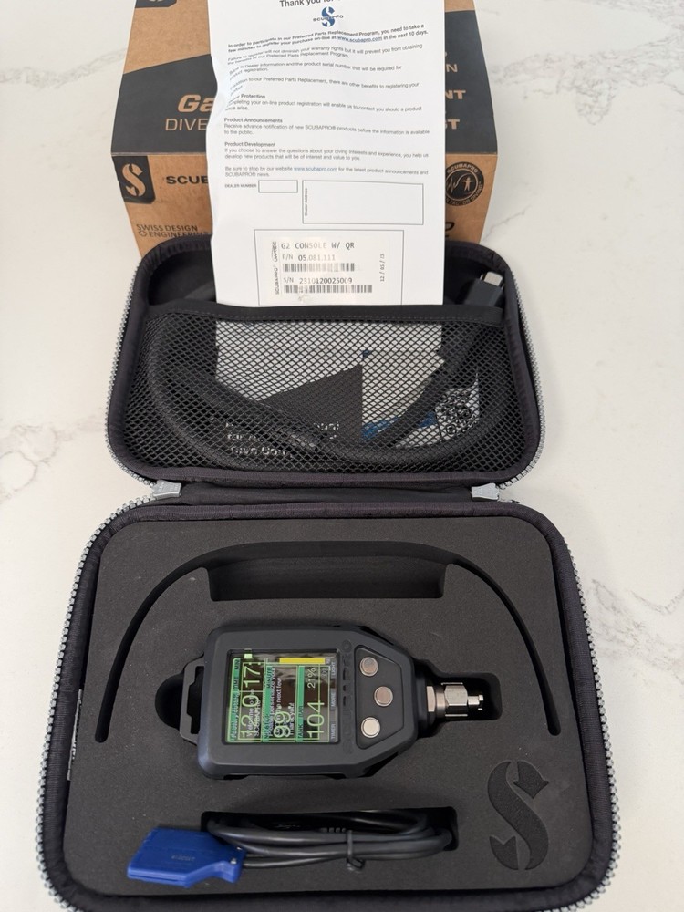 Scubapro G2 console w/qr " CLOSING "